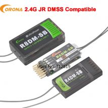 Corona 2.4Ghz JR DMSS Comoatible Receiver R4DM R6DM-SB R8DM with S.Bus Support for XG6 XG7 XG8 XG11 RC Radio Transmitter