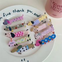 3 teile/satz Welpen Katze Barrettes Acryl Nette Tiere Geometrische Haar Clips Haarnadel Seite Pins Frauen Haar Zubehör