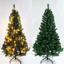 90-180cm verschlüsse ltes PVC mit LED-Lichtern Weihnachts baum für Weihnachts dekoration und Hauss chmuck