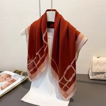 Luxus Einfarbig Quadrat Schals Für Frauen Weiche Fleck Neck Schal Schal Warp Elegante Halstuch Bandanas Mode Hijab