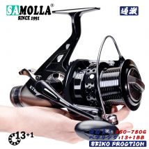 Carrete De Pesca De carpa giratorio, accesorio para Mar, 13-23kg, Molinete, Olta, Makaralar