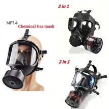 Nuovo Respiratore MF14/87, Maschera antigas a pieno facciale con filtro a carbone attivo per protezione da vapori, sostanze chimiche e contaminanti nucleari