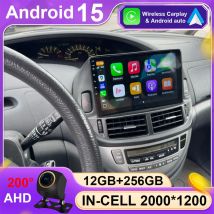 Android 15 Car For Toyota Previa ESTIMA ACR30 Tarago 2002-2006 QLED Stereo Radio Multimedia Player Head Unit GPS 4G BT Carplay