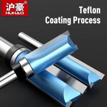 HUHAO Flush Trim Router Bits Vorlage Muster Bit Unten Lager Holzbearbeitung Werkzeuge 12,7mm Schaft Holz Gerade Fräser