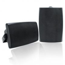 Herdio 2PCS 6.5 ''400W Altoparlanti passivi per esterni Altoparlanti per montaggio a parete impermeabili cablati con volume forte adatti per patio giardino