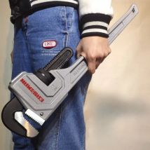 Aluminium Legierung Mehrzweck Heavy Duty Schlüssel Haushalt Universal Rohr Schlüssel Einstellbare Gerade Wasser Rohr Zangen Hand Werkzeuge