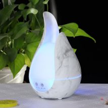200ML Elegant Shape Mini Humidifier With 7 LED Color Light Ultrasonic Essential Oil Diffuser Natural Fragrance Aroma Diffuser