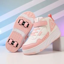 Kinder-Rollschuhschuhe, modisch, lässig, Sport, Kinder, 4-Räder, Turnschuhe für Jungen und Mädchen, Laufen im Freien
