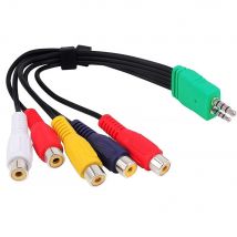1pcs Video AV Component Audio Adapter Cable For Samsung LED TV BN39-01154W BN3901154W 24cm