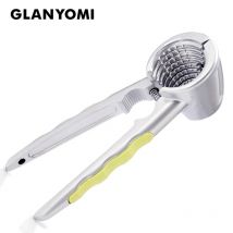 Nussknacker aus Aluminium mit vier Nippenklemmen, multifunktionaler Walnussknacker, Schäleröffner – Küchenutensilien