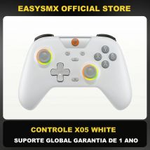 EasySMX X05 Wireless Gamepad Bluetooth Gaming Controller Compatible with PC/Phone/Switch/ Steam Gamer, RGB Light, Hall Effect