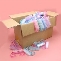 50 sztuk/partia czyszczenie pędzli do paznokci narzędzia kolorowe plastikowe szczotki do czyszczenia kurzu Nail Art Manicure Pedicure proszek miękki pędzel do usuwania