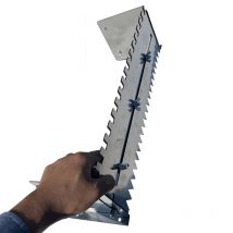 400-800mm einstellbare V-Kerb-Kelle mit doppeltem Verwendung zweck und quadratische Kerb kelle für die schnelle und gleichmäßige Anwendung von Klebstoff auf dem Boden