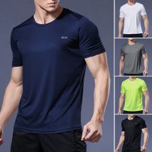 Camicie da corsa Camicie da calcio Maglia da uomo Abbigliamento sportivo T-shirt da jogging da uomo T-shirt sportiva a compressione ad asciugatura rapida Fitness Gym