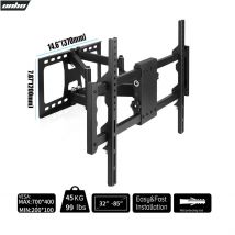 Supporto da parete per TV Full Motion TV da parete inclinabile orientabile per TV LCD LED da 32-85 pollici HD Plasma con braccio articolato allungabile max 45kg max VESA 700x400mm