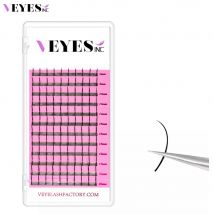 Veyes Inc Estensioni delle ciglia Punte preconfezionate Estensioni delle ciglia Veyelash 8-18mm Classic Spike Lash Fan Strumenti per il trucco Ciglia sfuse