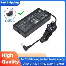 Zasilacz sieciowy 20V 7.5A 6.0*3.7MM 150W do laptopa ASUS TUF Gaming F15 FX506LH-HN236W ADP-150CH B G731GT GL531GT