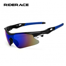 RIDERACE Sport Uomo Occhiali da sole Occhiali da bicicletta da strada Mountain Cycling Equitazione Occhiali protettivi Occhiali Mtb Bike Occhiali da sole