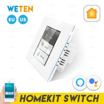 Smart Switch Homekit Wifi Licht Schalter Vorhang Schalter, LCD Screen Touch Panel, mit RGB LED