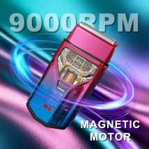 KEMEI KM-T400 Dual Folie 9000RPM 5W Magnetische Levitation Motor LED Display 1400mAh Elektrische Rasierer Mann Professionelle barber Rasierer