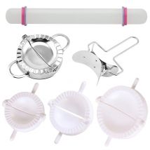 Knödelherstellungswerkzeuge, Küchen-Backzubehör, Edelstahl, antihaftbeschichtet, Nudelholz, Kunststoff, verstellbare Knödelform, TMZ