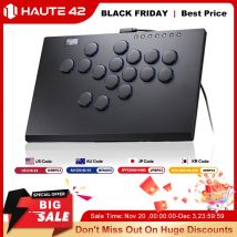 Joystick Arcade in lega di alluminio Haute42 Hitbox Controller senza leva Controle Arcade per PC/Ps4/ps5/Steam Fightstick Hitbox