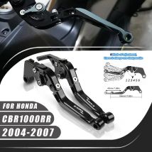 Per Honda CBR1000RR/FIREBLADE 2004-2007 CNC Leva Frizione Leva Freno Set Maniglia Pieghevole Regolabile Leve Parti Del Motociclo