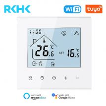 RKHK Tuya WiFi Smart Thermostat, elektrische Fußbodenheizung Wasser-/Gaskessel-Controller Smart Life funktioniert mit Alexa, Google Home, Alice