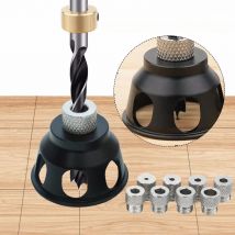 Vertikale Bohrer Guide Dübel Jig Kit 3-10mm Bohrer Positionierung Aluminium Legierung Gerade Winkel Guide Locator Loch Puncher werkzeuge