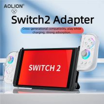 Aolion For JoyCon Adapter Magnetic Adapter Charging Grip for Nintendo Switch 2 Split Handle Converter J20 Controller On Switch 2