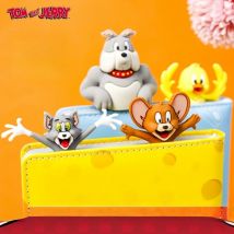 Genuine Anime Tom and Jerry 3D Bookmark Cat Mouse Spike Canary PVC Marker Reading Stationery for Students Girls Toys Gifts