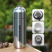 Samadoyo 400 ml Thermobecher – Keramikbeschichtet, 8 Stunden heiß/6 Stunden kalt, Titanfilter und Magnetbecher