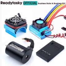 Motore brushless 3650 2300KV / 3100KV / 3900KV / 4300KV / 5200KV e combo ESC 45A 60A 80A 120A per parte di barca per auto RC 1:10