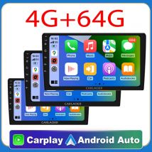 4G 64G Riproduzione per auto Android Radio Multimedia 7 9 10 pollici CarPlay Android Auto 2 din Radio Ricevitore stereo Lettore 2DIN GPS 4 Core