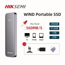 HIKSEMI(Hikvision) disco rigido Protable SSD 256G/512G/1TB/2TB disco rigido esterno a stato solido Laptop/Desktop