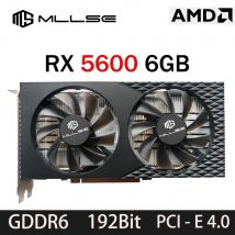 MLLSE Neue Radeon RX5600 6GB Grafikkarte GDDR6 6GB Gaming Computer GPU AMD RX5600 6GB Spiel Desktop-Computer Grafikkarte