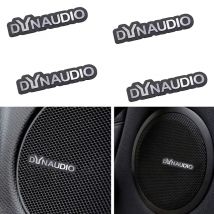 NEW DYNAUDIO Logo 3D Metal  Car Hi-Fi Speaker Audio Speaker Badge Stereo Dynaudio Emblem Sticker Auto Styling Accessories