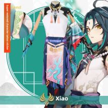 Genshin Impact Xiao Cosplay Kostüm Anime Karneval Halloween Party Kostüme Outfit Spiel Set Uniform Drop Schiff Cos Anzug