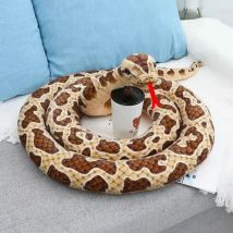 200-300CM Riesengröße Simulierte Schlange Plüschtier Boa Cobra Gefülltes Plüschkissen Kinder Jungen Geschenk Heimdekoration Geschenk