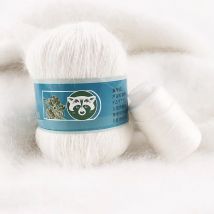 50g+20g Partner / Set Super High Quality Graded Yarn Long Mink Yarn DIY Knitting For Woman Sweater Baby Scarf Hat пряжа Yarn