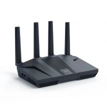 GL.iNet Flint 2 (GL-MT6000) router domestico e da ufficio, tecnologia Wi-Fi 6 a 8 flussi, OpenWrt, porte Ethernet 2,5G, controllo parentale