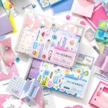 Journal GO 12pcs Creative Little Mechanism Material Pack for Photo Album Scrapbooking Collage Junk Journal diy Card Craft Making
