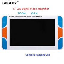 Eyoyo 5,0-calowy wyświetlacz LCD 3-48X przenośna lupa cyfrowa elektroniczna pomoc w czytaniu wideo przenośna z wyjściem HDMI 1080 i60 i AV