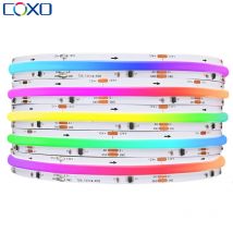 SPI COB RGBIC LED Strip Light Pixel WS2811 Addressable 720LEDs Dream Color WS2812B Flexible Dimmable FOB Lights RA90 DC12V 24V
