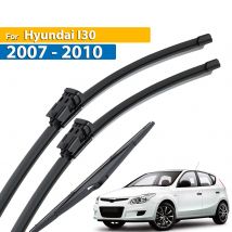Erick's Wiper Front- und Heckwischerblätter-Set für Hyundai I30 2007–2010, Windschutzscheibe, Windschutzscheibe, Fenster, Regenbürsten, 61 cm + 45,7 cm + 30,5 cm