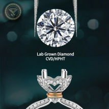 Individueller Schmuck HPHT Lab Grown Diamantring für Frauen, Verlobung, Ehering, hochwertiger Schmuck