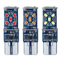 2/10/20Pcs T10 Car Signal Parking Lights W5W 15led Auto Wedge Turn Side Brake Revers Bulb Interior Reading Dome Lamp Auto Lamp