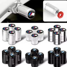 4 piezas de tapas de válvula de neumático para coche, accesorios de estilo para BMW M Sports E36 E39 E46 E60 E90 E90 F10 F30 G20 G21 G30 G11 F15 X5
