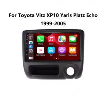 Android 15 Car For Toyota Vitz XP10 Yaris Platz Echo 1999-2005 Auto Radio Carplay Stereo Multimedia Car Player GPS Navigation 4G