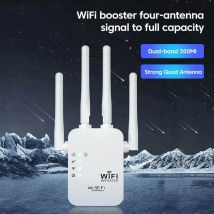 Wireless WiFi Repeater WIFI Extender Signal Booster 2.4G 5G Dual-band Network 300Mbps EU/US Plug 802.11ac WiFi Amplifier Router